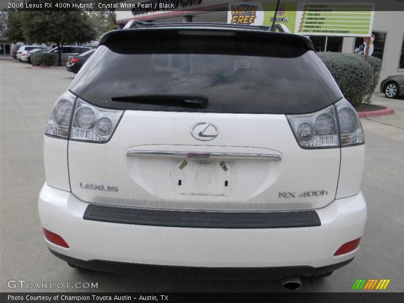 Crystal White Pearl / Black 2006 Lexus RX 400h Hybrid