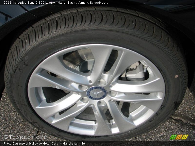 Black / Almond Beige/Mocha 2012 Mercedes-Benz C 300 Luxury 4Matic