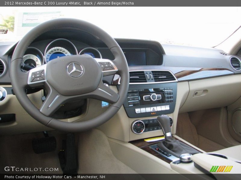 Black / Almond Beige/Mocha 2012 Mercedes-Benz C 300 Luxury 4Matic