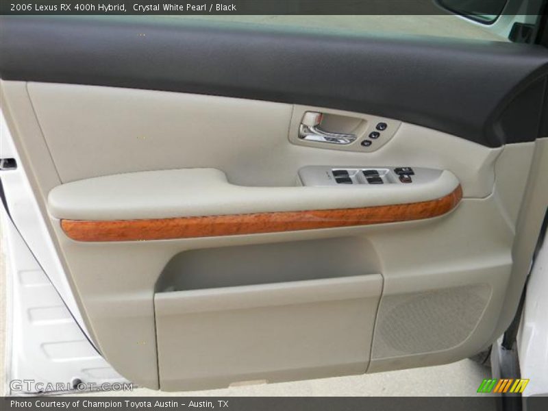 Crystal White Pearl / Black 2006 Lexus RX 400h Hybrid