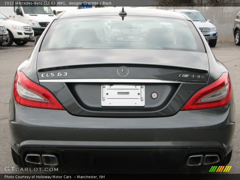 designo Graphite / Black 2012 Mercedes-Benz CLS 63 AMG