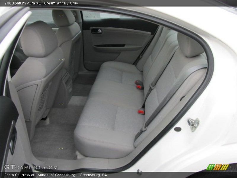Cream White / Gray 2008 Saturn Aura XE