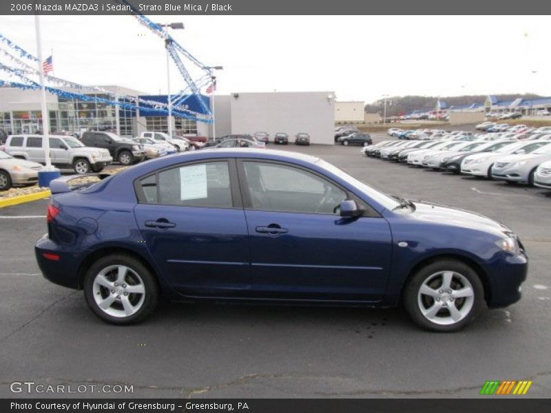 Strato Blue Mica / Black 2006 Mazda MAZDA3 i Sedan