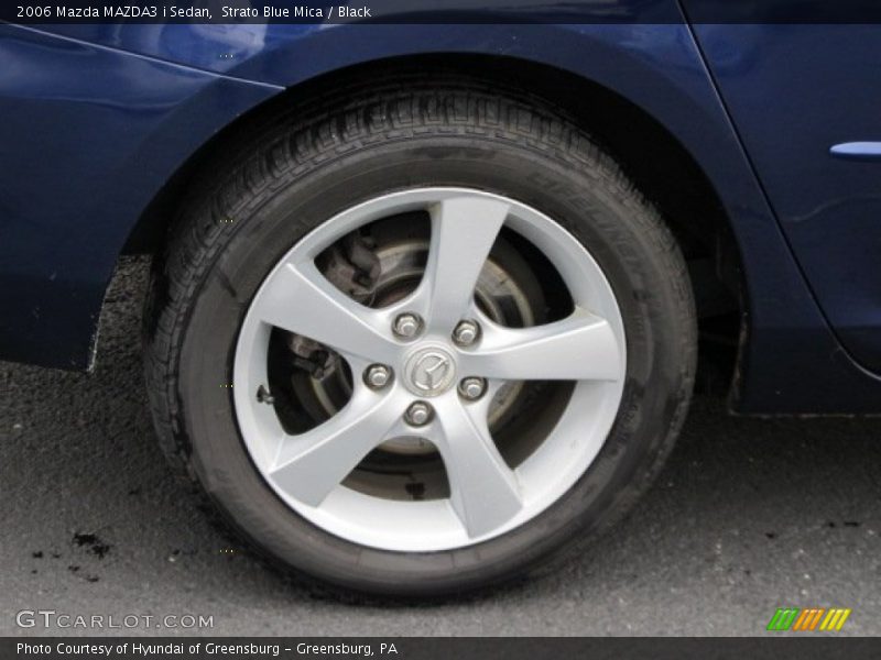 Strato Blue Mica / Black 2006 Mazda MAZDA3 i Sedan
