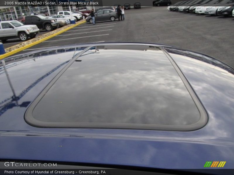 Strato Blue Mica / Black 2006 Mazda MAZDA3 i Sedan