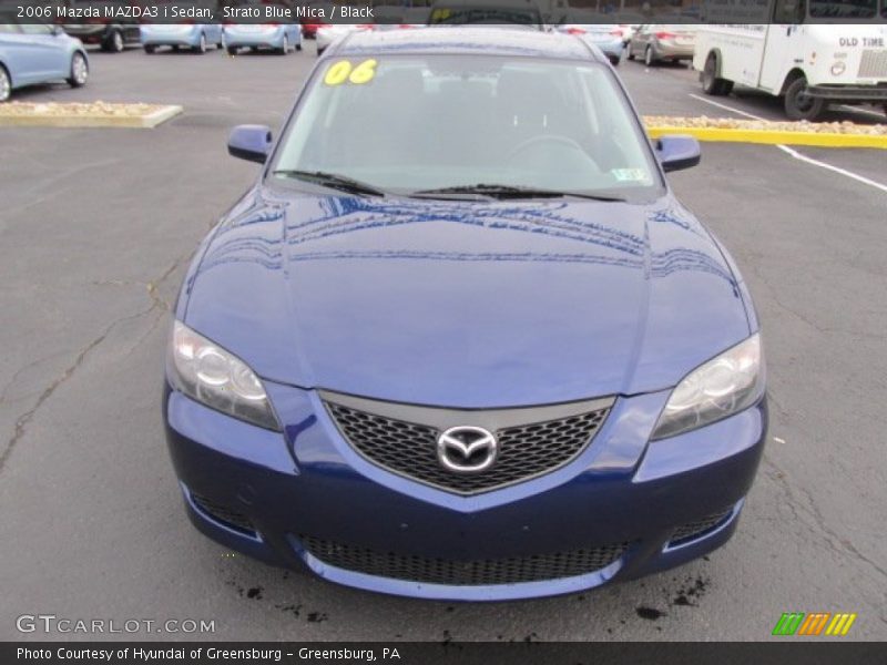 Strato Blue Mica / Black 2006 Mazda MAZDA3 i Sedan