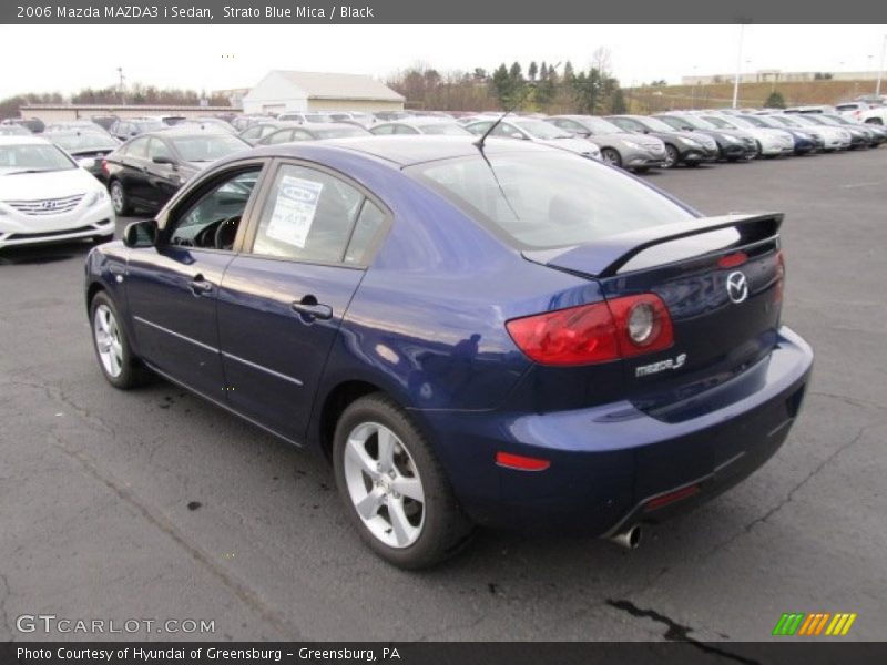 Strato Blue Mica / Black 2006 Mazda MAZDA3 i Sedan