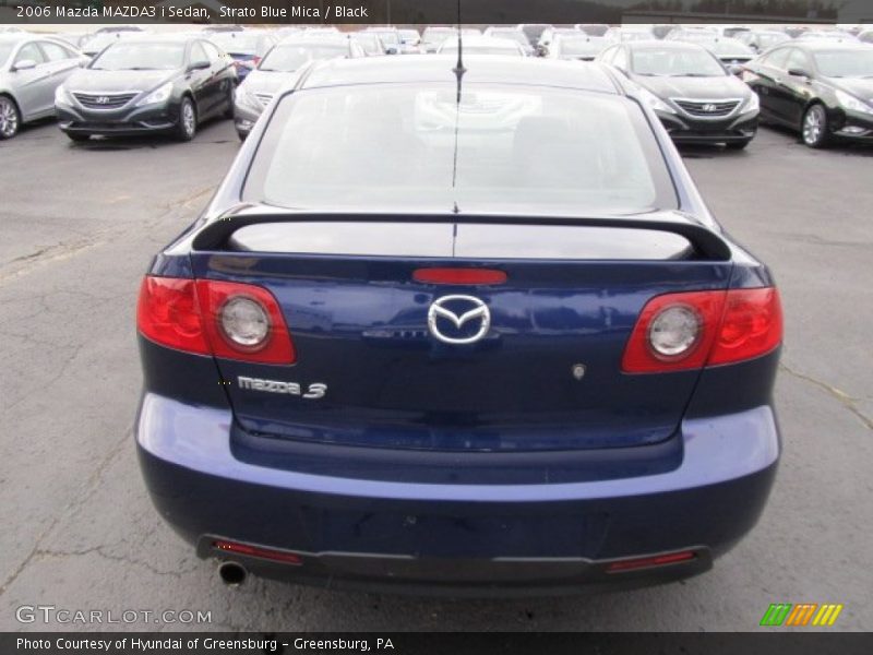 Strato Blue Mica / Black 2006 Mazda MAZDA3 i Sedan