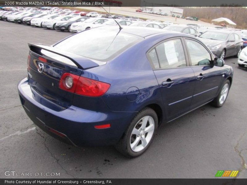 Strato Blue Mica / Black 2006 Mazda MAZDA3 i Sedan