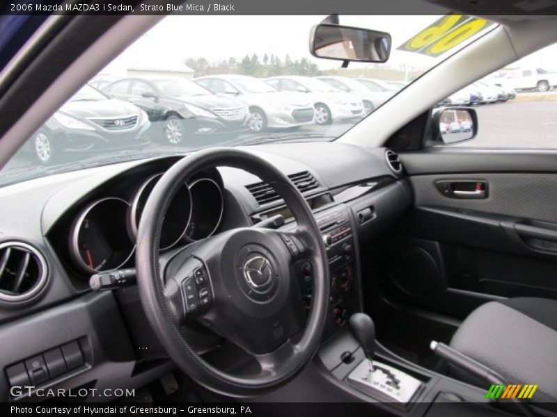 Strato Blue Mica / Black 2006 Mazda MAZDA3 i Sedan