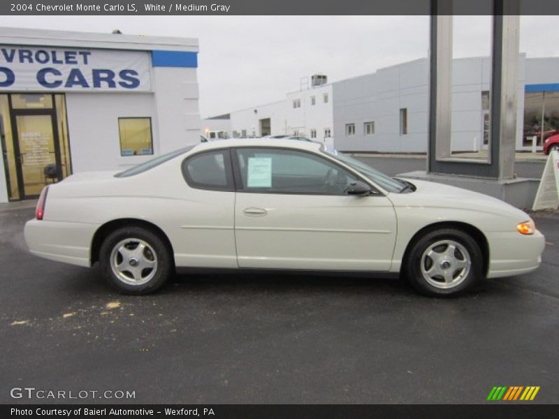 White / Medium Gray 2004 Chevrolet Monte Carlo LS