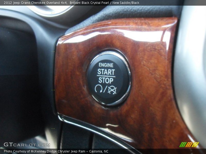 Brilliant Black Crystal Pearl / New Saddle/Black 2012 Jeep Grand Cherokee Overland 4x4