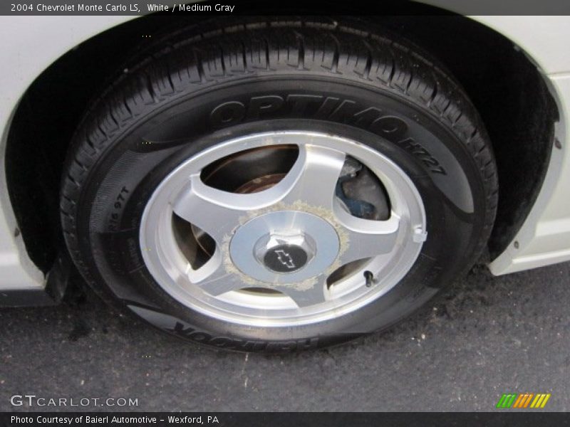 White / Medium Gray 2004 Chevrolet Monte Carlo LS