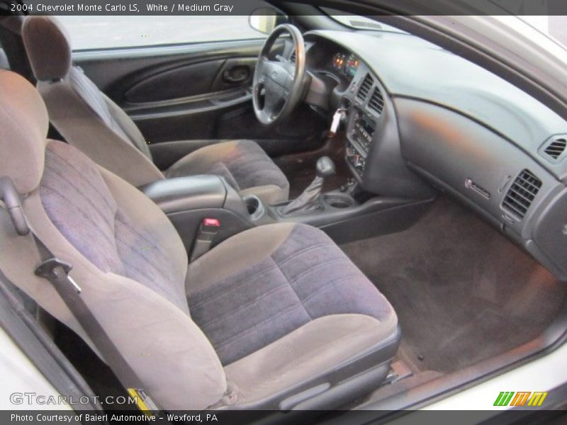 White / Medium Gray 2004 Chevrolet Monte Carlo LS