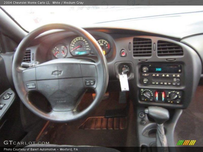 White / Medium Gray 2004 Chevrolet Monte Carlo LS