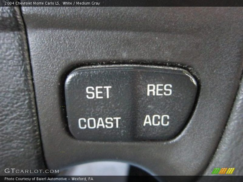 White / Medium Gray 2004 Chevrolet Monte Carlo LS