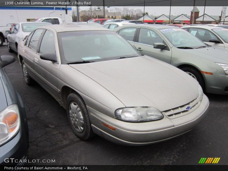 Pewter Metallic / Ruby Red 1998 Chevrolet Lumina