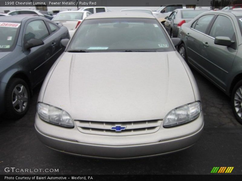 Pewter Metallic / Ruby Red 1998 Chevrolet Lumina