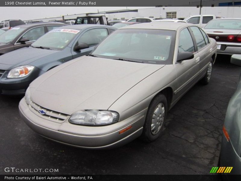 Pewter Metallic / Ruby Red 1998 Chevrolet Lumina