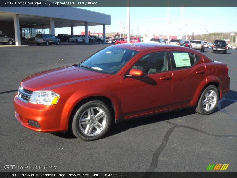 Copperhead Pearl / Black 2012 Dodge Avenger SXT