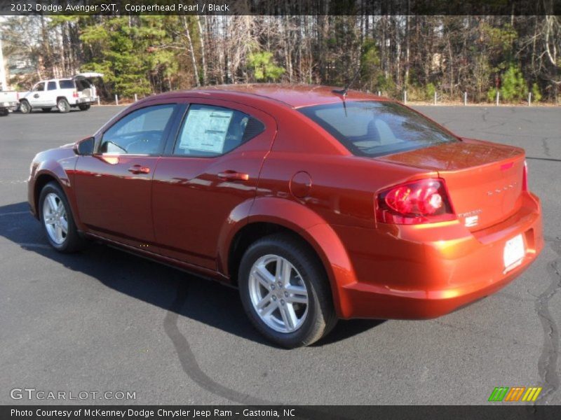 Copperhead Pearl / Black 2012 Dodge Avenger SXT