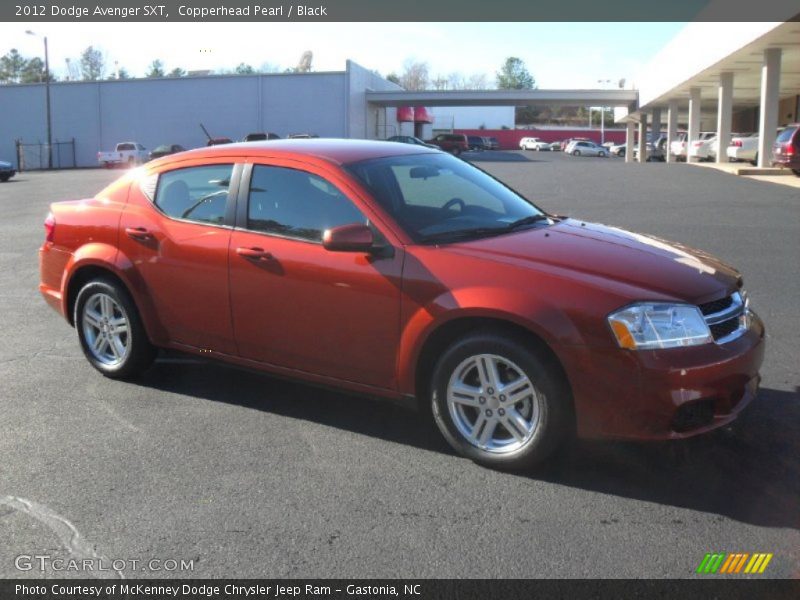 Copperhead Pearl / Black 2012 Dodge Avenger SXT