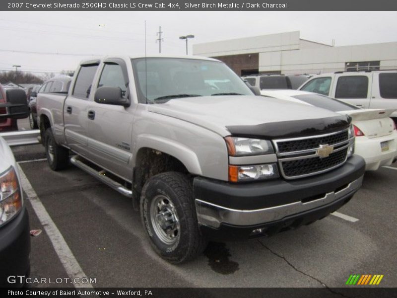 Silver Birch Metallic / Dark Charcoal 2007 Chevrolet Silverado 2500HD Classic LS Crew Cab 4x4