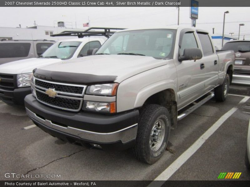 Silver Birch Metallic / Dark Charcoal 2007 Chevrolet Silverado 2500HD Classic LS Crew Cab 4x4
