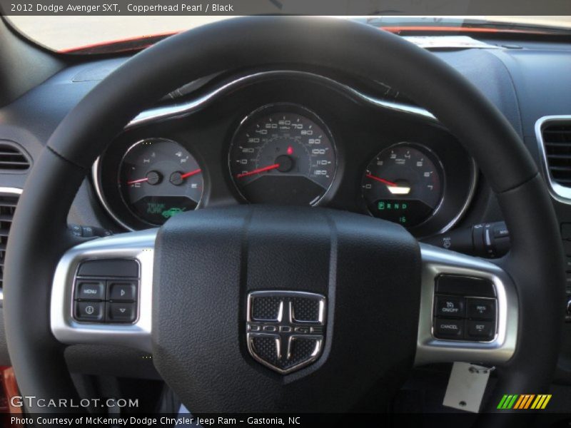 Copperhead Pearl / Black 2012 Dodge Avenger SXT
