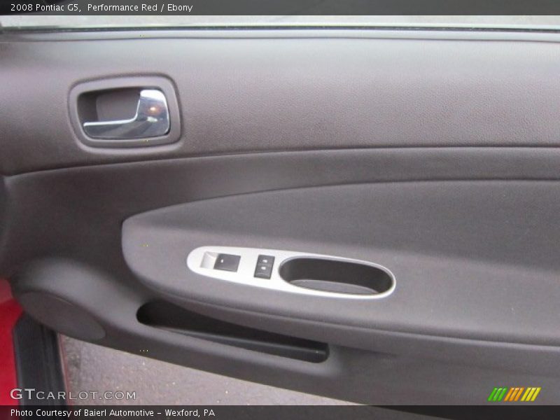 Performance Red / Ebony 2008 Pontiac G5