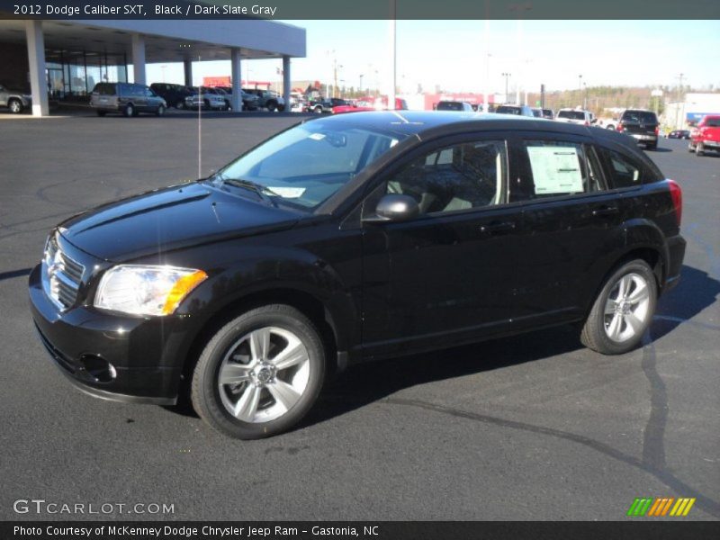 Black / Dark Slate Gray 2012 Dodge Caliber SXT