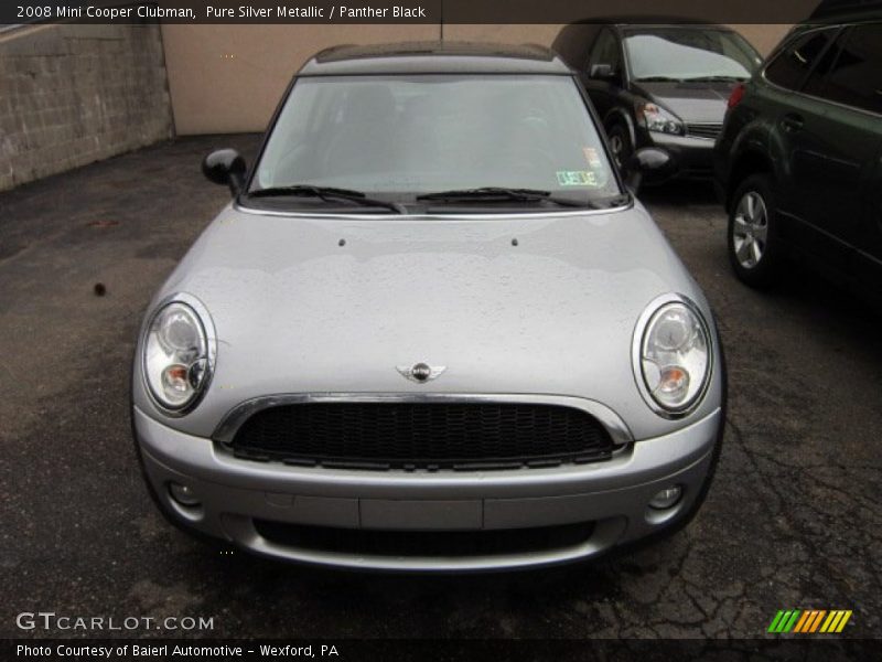 Pure Silver Metallic / Panther Black 2008 Mini Cooper Clubman