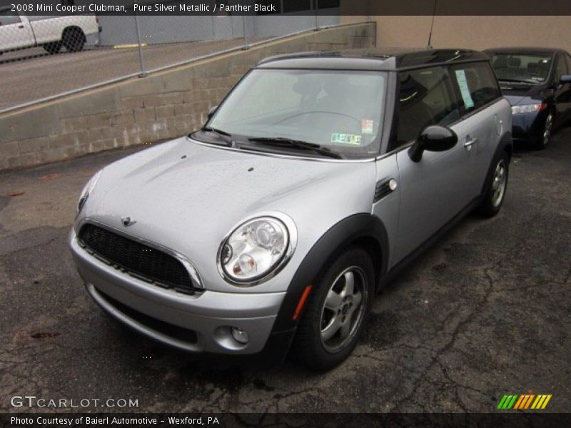 Pure Silver Metallic / Panther Black 2008 Mini Cooper Clubman