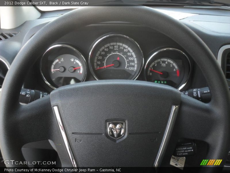 Black / Dark Slate Gray 2012 Dodge Caliber SXT