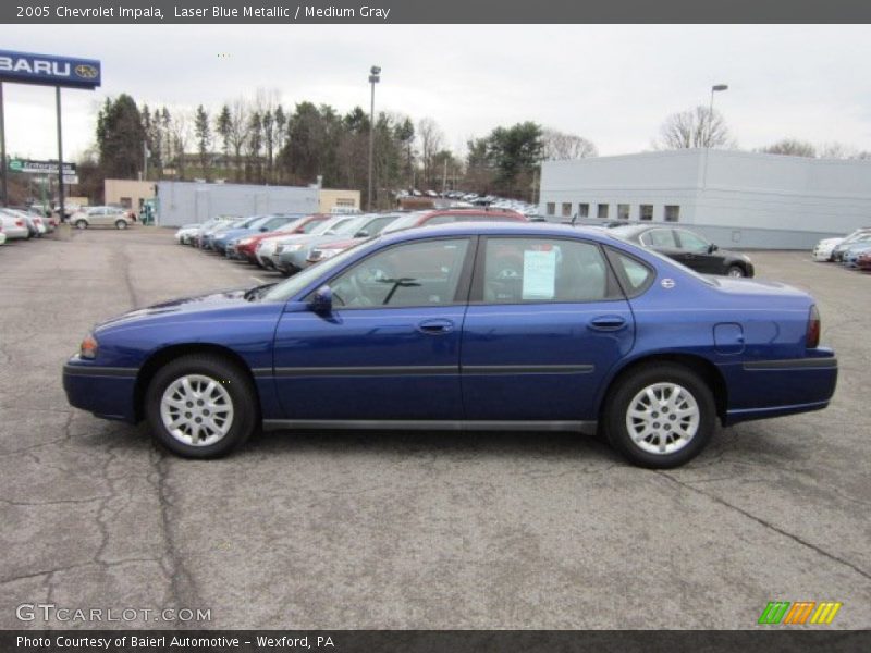 Laser Blue Metallic / Medium Gray 2005 Chevrolet Impala