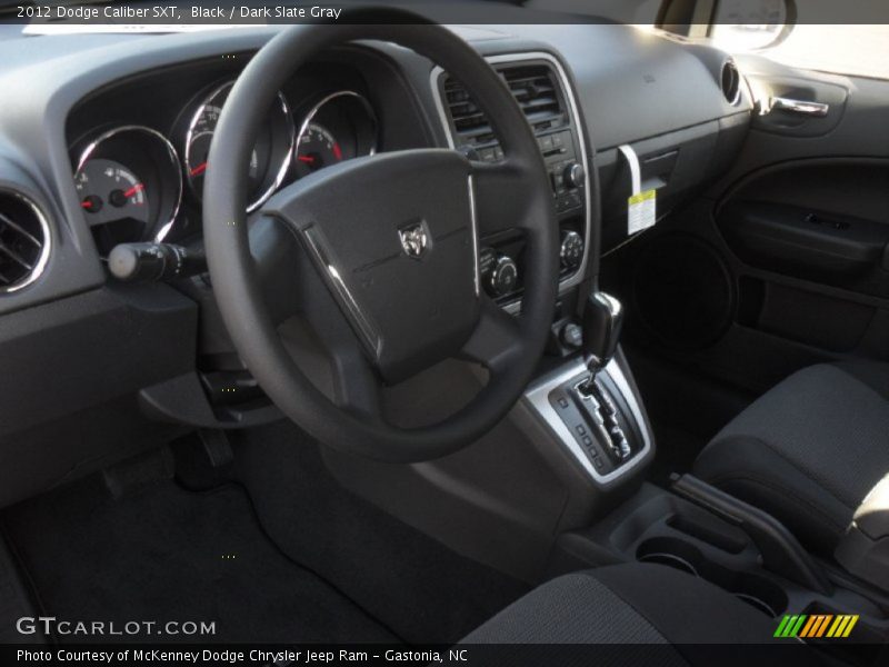 Black / Dark Slate Gray 2012 Dodge Caliber SXT