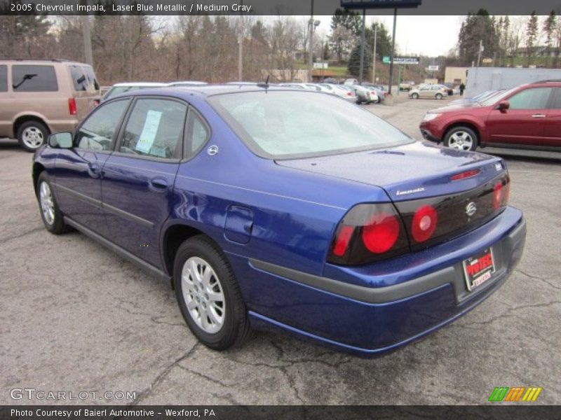 Laser Blue Metallic / Medium Gray 2005 Chevrolet Impala