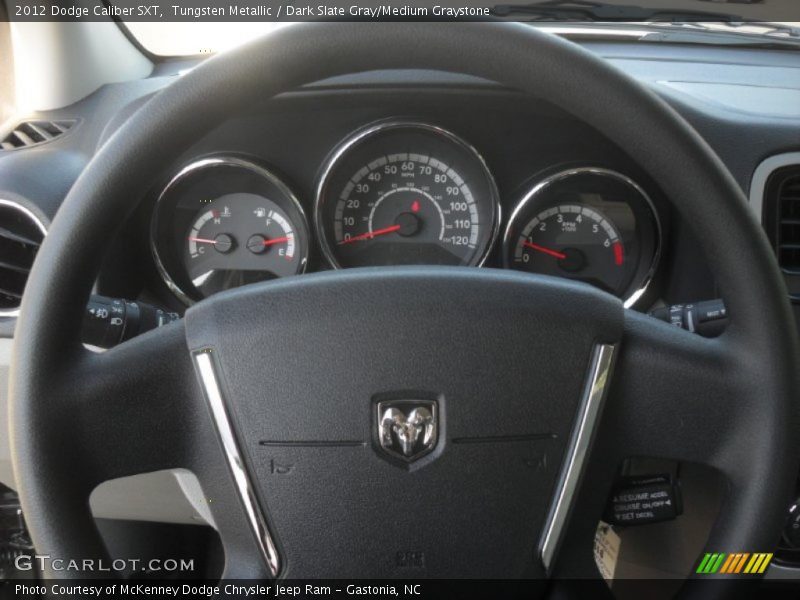 Tungsten Metallic / Dark Slate Gray/Medium Graystone 2012 Dodge Caliber SXT