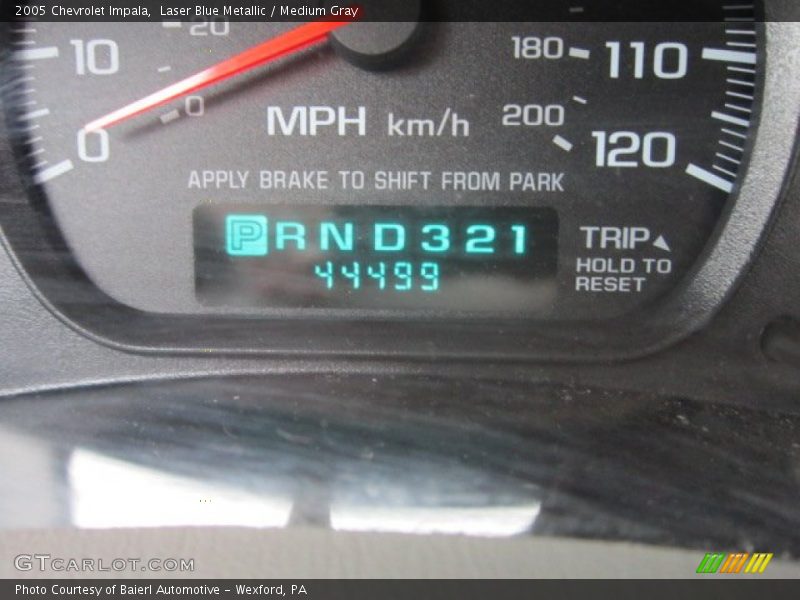 Laser Blue Metallic / Medium Gray 2005 Chevrolet Impala