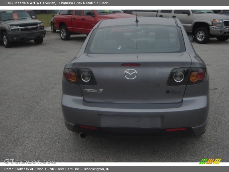 Titanium Gray Metallic / Black 2004 Mazda MAZDA3 s Sedan