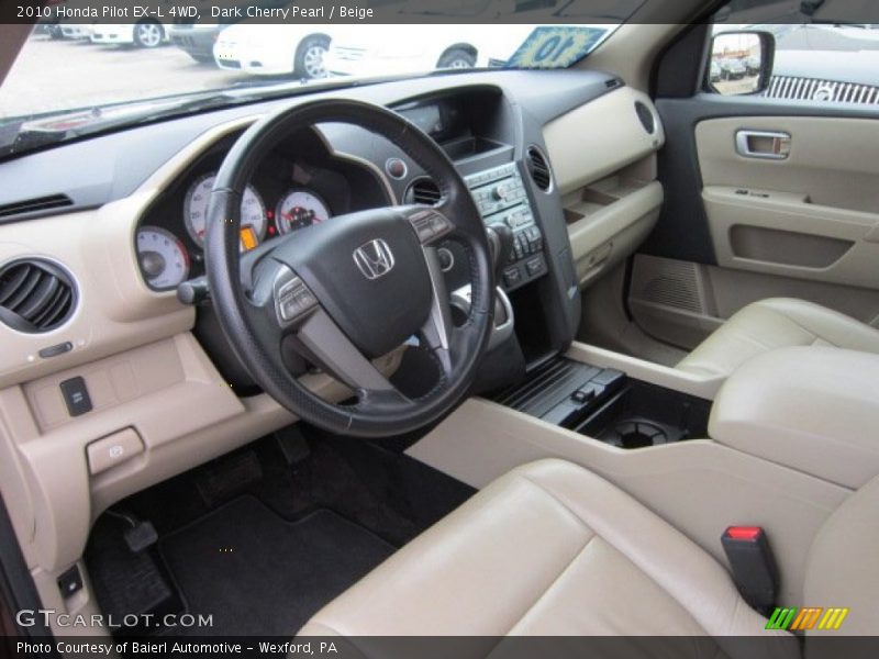Dashboard of 2010 Pilot EX-L 4WD