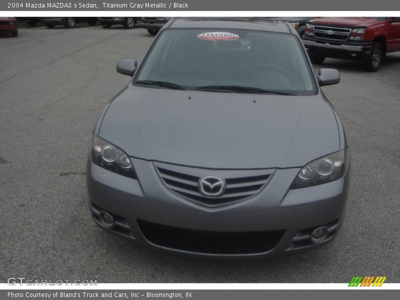Titanium Gray Metallic / Black 2004 Mazda MAZDA3 s Sedan