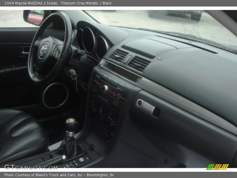 Titanium Gray Metallic / Black 2004 Mazda MAZDA3 s Sedan