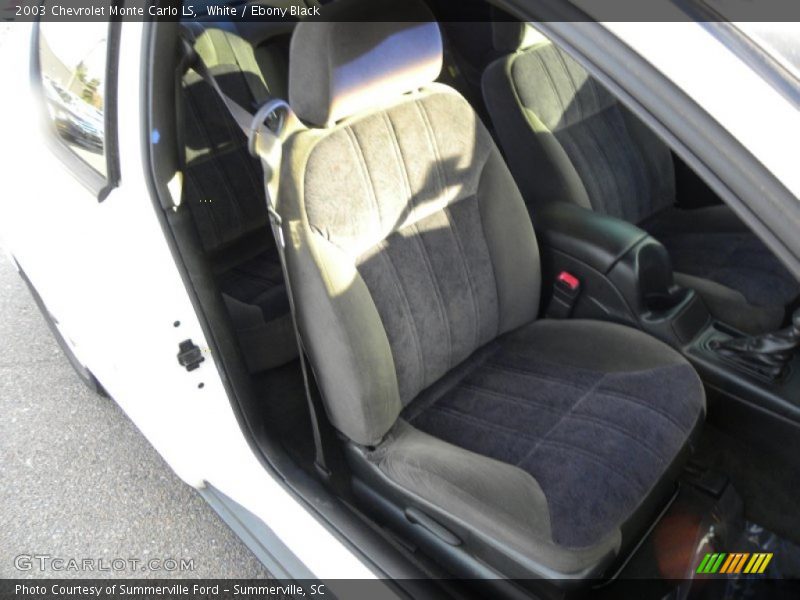 White / Ebony Black 2003 Chevrolet Monte Carlo LS