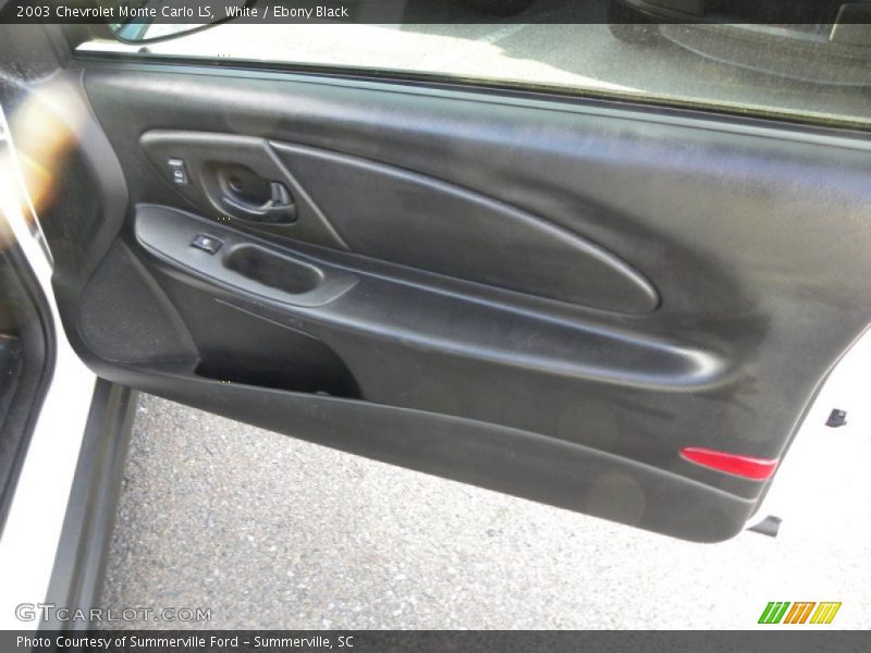 White / Ebony Black 2003 Chevrolet Monte Carlo LS
