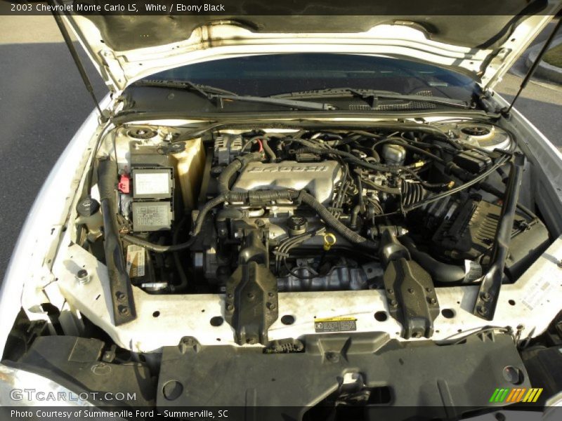 White / Ebony Black 2003 Chevrolet Monte Carlo LS