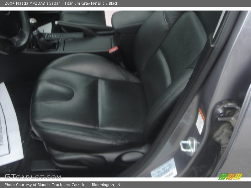 Titanium Gray Metallic / Black 2004 Mazda MAZDA3 s Sedan