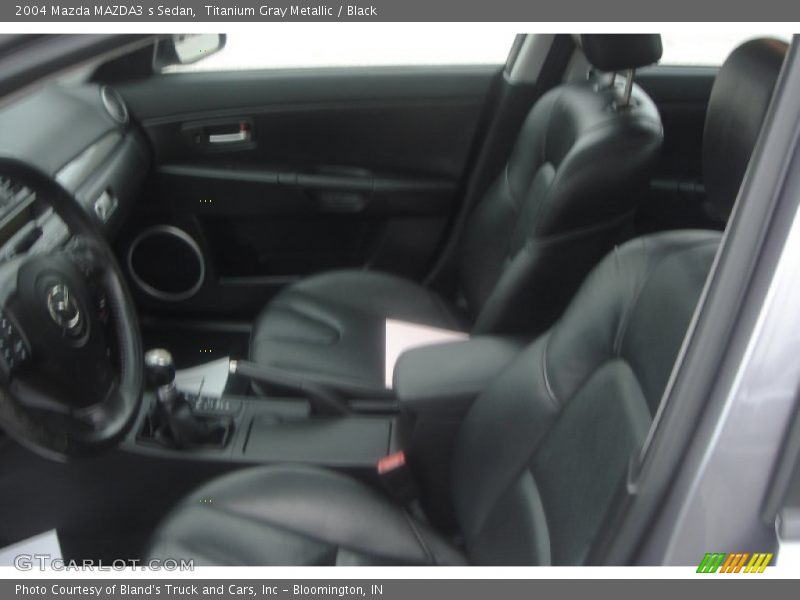 Titanium Gray Metallic / Black 2004 Mazda MAZDA3 s Sedan
