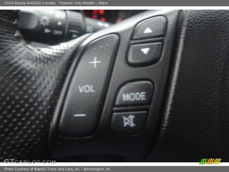 Titanium Gray Metallic / Black 2004 Mazda MAZDA3 s Sedan
