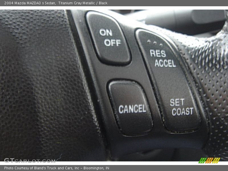 Titanium Gray Metallic / Black 2004 Mazda MAZDA3 s Sedan